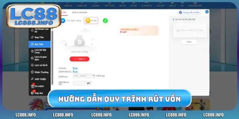 Hướng dẫn quy trình rút vốn nhanh chóng