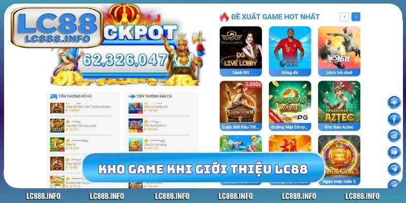 Khám phá kho game hấp dẫn khi giới thiệu LC88