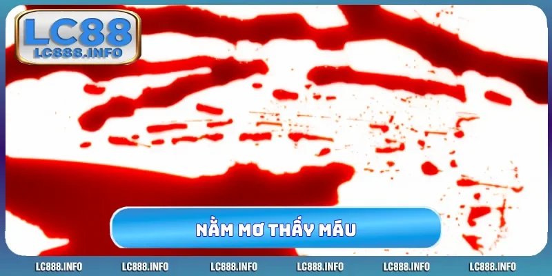 Giải mã nằm mơ thấy máu khác